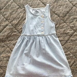 Zara Light Blue Casual Kids Dress